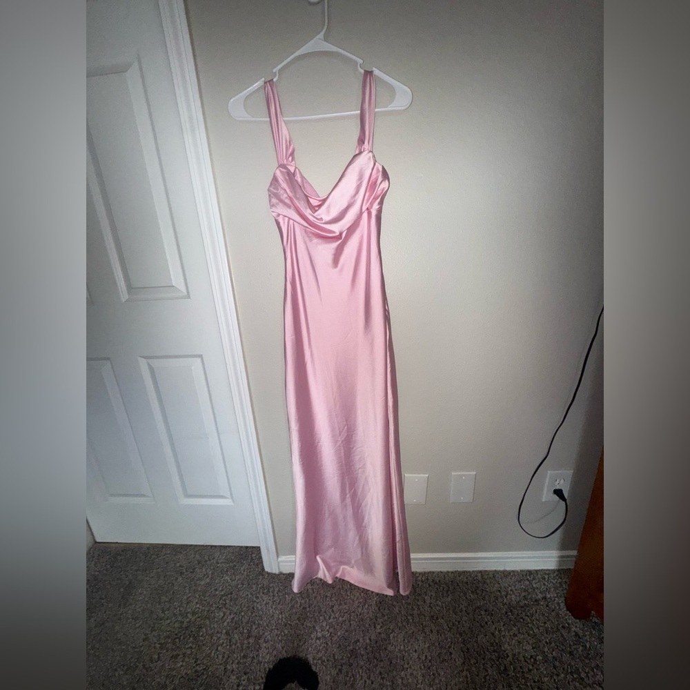 Beginning Boutique Bright Pink Strapless Dress
